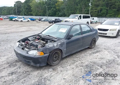 1992 Honda Civic Dx from USA, damaged, VIN 1HGEG8542NL032175